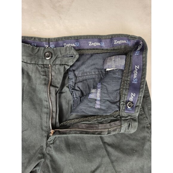 Zegna Sport Men's Pants Size W31"x 31" Dark Gray Straight Leg Acitive Hiking - Picture 5 of 16